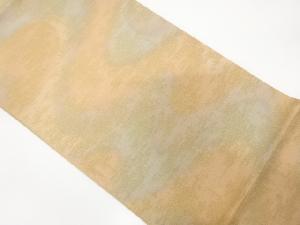 砂子綴れ　霞模様織り出し　全通袋帯